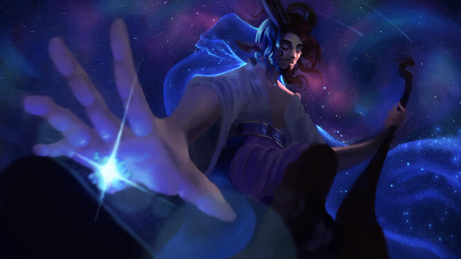 Yerul, Circle of Stars Druid - D&D Splash Art Commission
